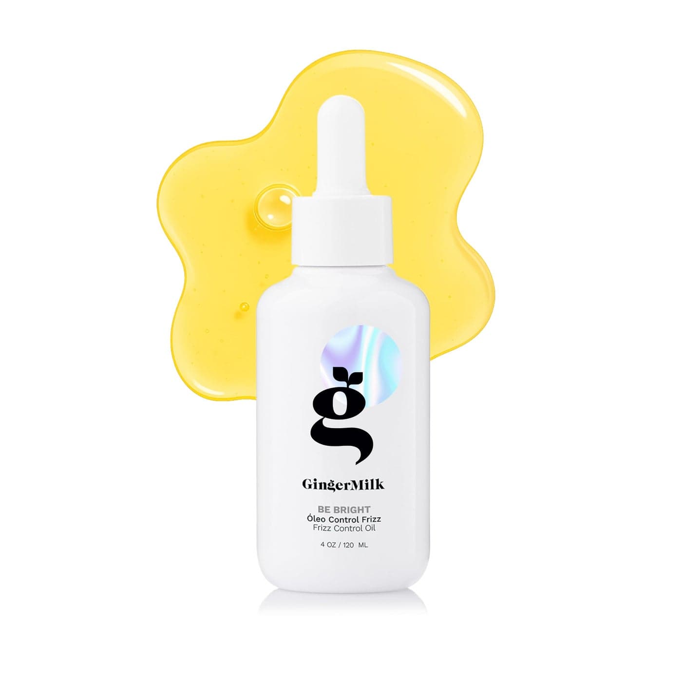 AntiFrizz Hair Oil with Ginger Argan Castor hair oil for frizzy hair Seals split ends Strengthens the hair structure and adds shine for all hair types Nourishes Repairs by Ginger Milk