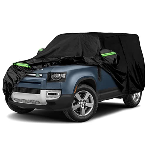 Waterproof Car Covers Replace for 2014-2025 Land Rover Range Rover LWB, 6 Layers All Weather Custom-fit Car Cover with Zipper Door & Windproof Bands for Snow Rain Dust Hail Protection (LWB)