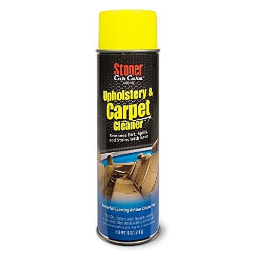 Stoner Car Care 91144 Upholstery and Carpet Cleaner Lifts Tough Stains with Powerful Foaming Action from Seats, Mats, Headliners, Door Panels, and More to Restore Automotive Interior, 18 Oz, Pack of 1