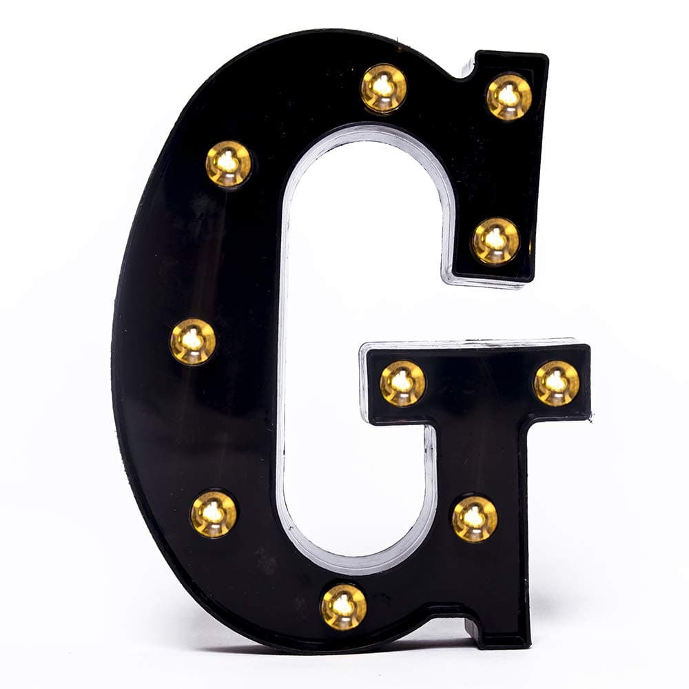 Foaky Black LED Marquee Number Lights Sign Light Up Marquee Number Lights Sign for Night Light Wedding Birthday Party Battery Powered Christmas Lamp Home Bar Decoration