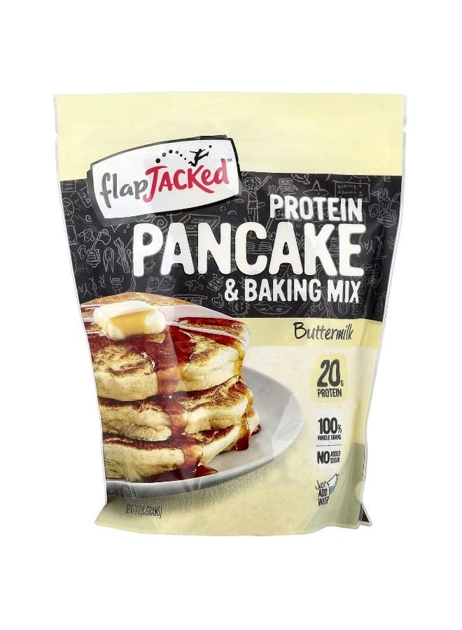 FlapJacked, Protein Pancake & Baking Mix, Buttermilk, 24 oz (680 g)