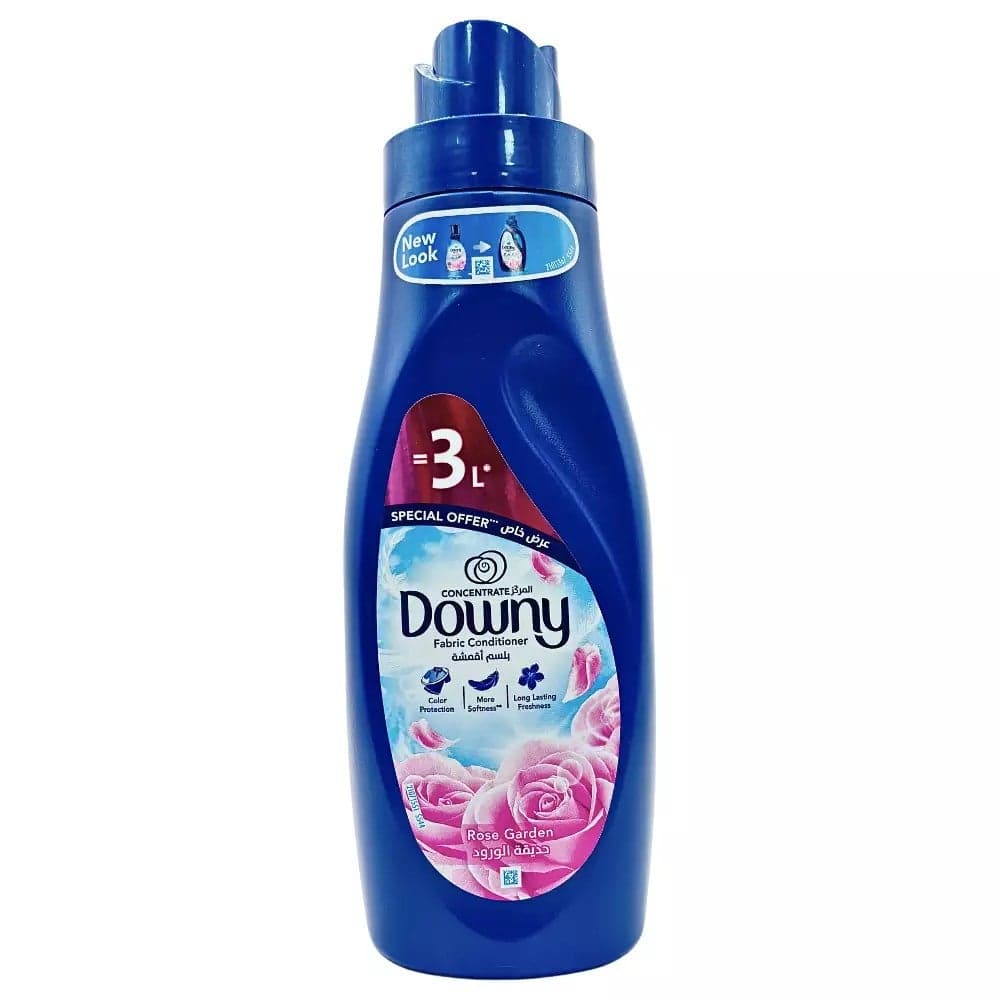 Downy Concentrate Fabric Conditioner With Rose Garden Fragrance For More Softness- 1Ltr