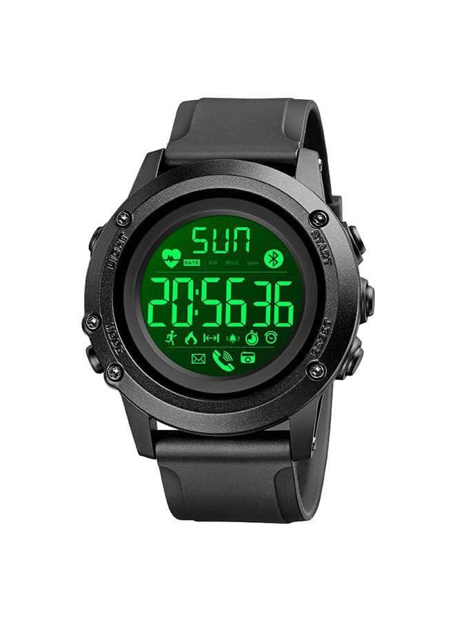 Men's 1671 LED Display Military Heart Rate Monitor BLE Smartwatch
