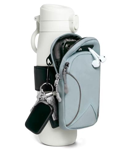 Bottle Pouch Gym Water with Phone Holder Wallet Water Bottle Caddy Versatile Sleeve Bag for Running Sports Daily Use