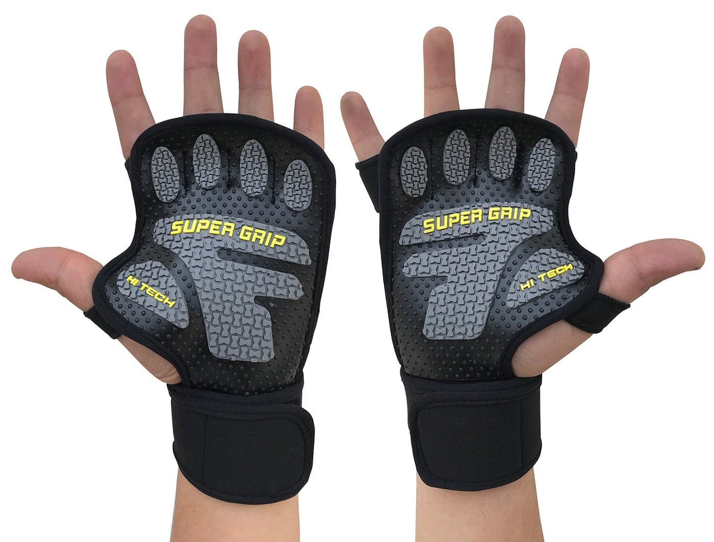 Kobo WTG-22 Lycra-Spandex Gym Gloves, X-Large (Black)