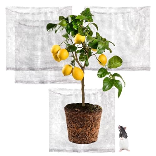 Foyego 4Pcs 15 Gallon Root Guard Baskets for Plants Underground Stainless Steel Wire Mesh Cages Gopher and Vole Wire Basket Protect the Roots of Large Plants