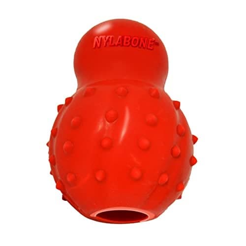 Nylabone Treatin' Cone Strong Stuffable Chew Toy for Dogs, Natural Rubber Fillable Treat Toy, Treat Dispensing Dog Toy, Bacon Flavor, Large Dogs - Up to 50 lbs, 1 Count