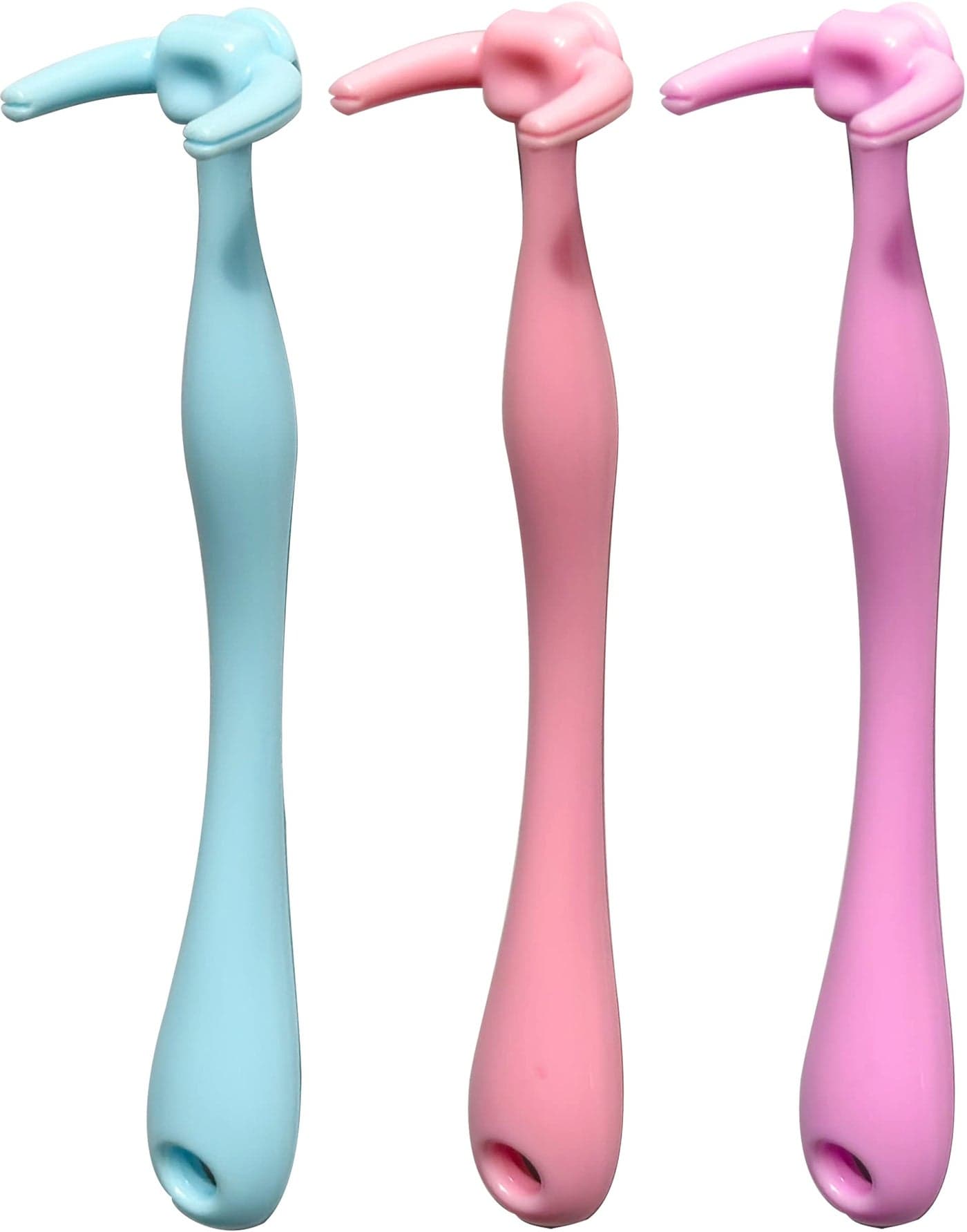 YaPoola Colorful Design Dental Floss Handle 3 Counts for Adults and Kids Teeth Cleaning Interdental Brush Unflavored Floss Picks floas Holder Reusable Flosser