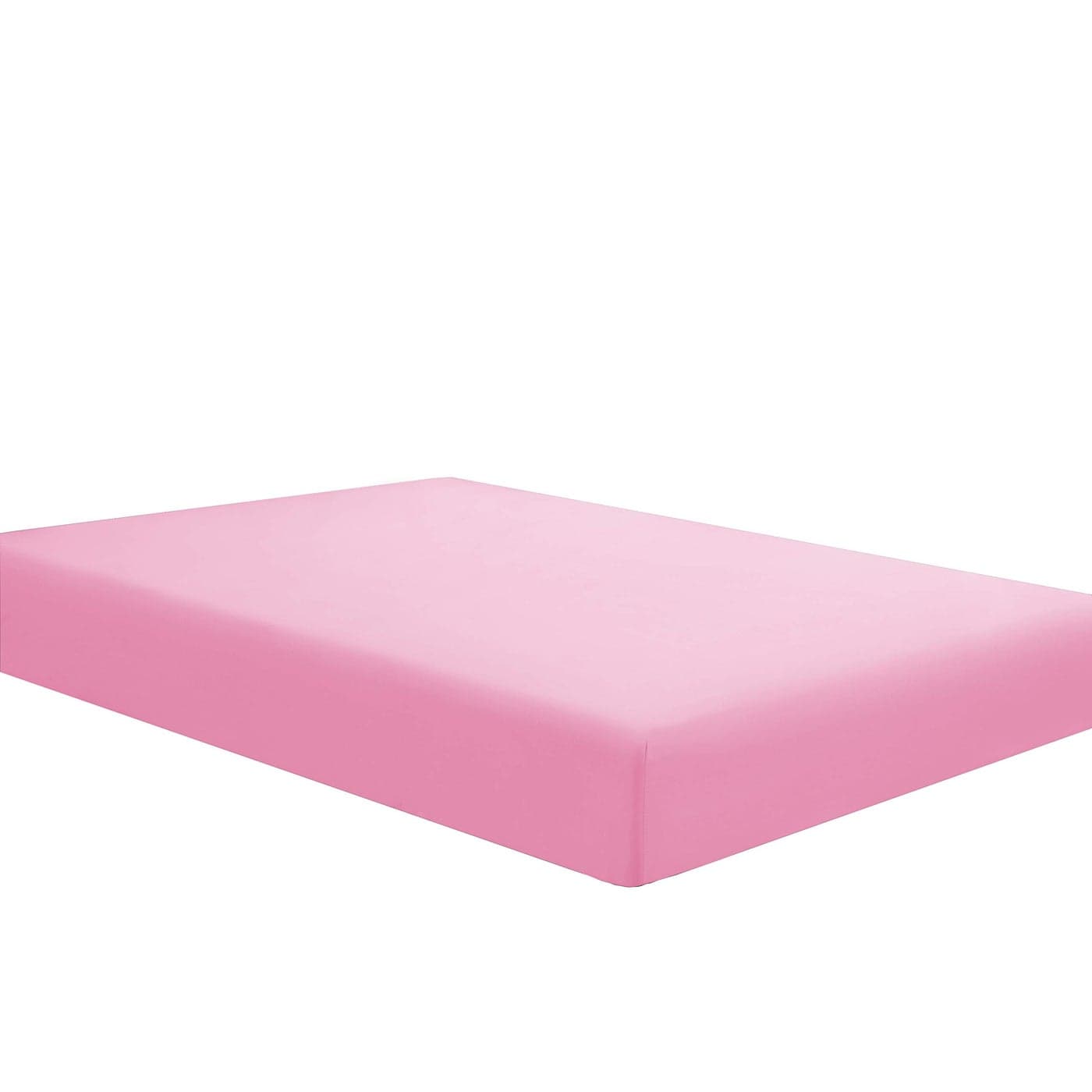 Sfoothome Mattress Sheet Full Size with Deep Pockets Soft and Comfortable Microfiber Fade Wrinkle Resistant Pink Fitted Sheets