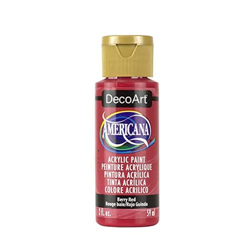 DecoArt Americana Acrylic Paint, 2-Ounce, Berry Red