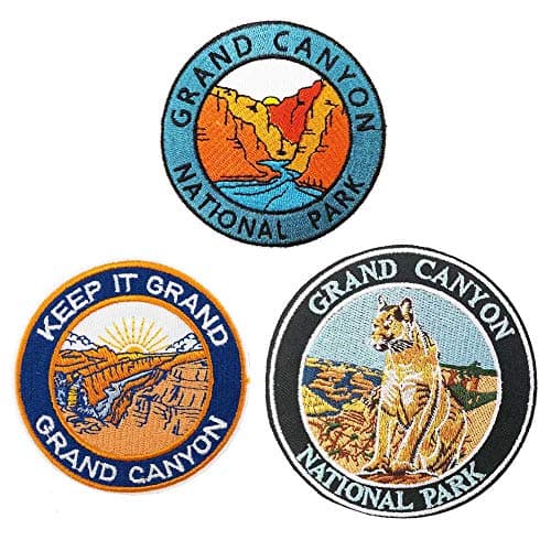 Cute-Patch Grand Canyon National Park Embroidered Patches Outdoor Hiking Backpack DIY