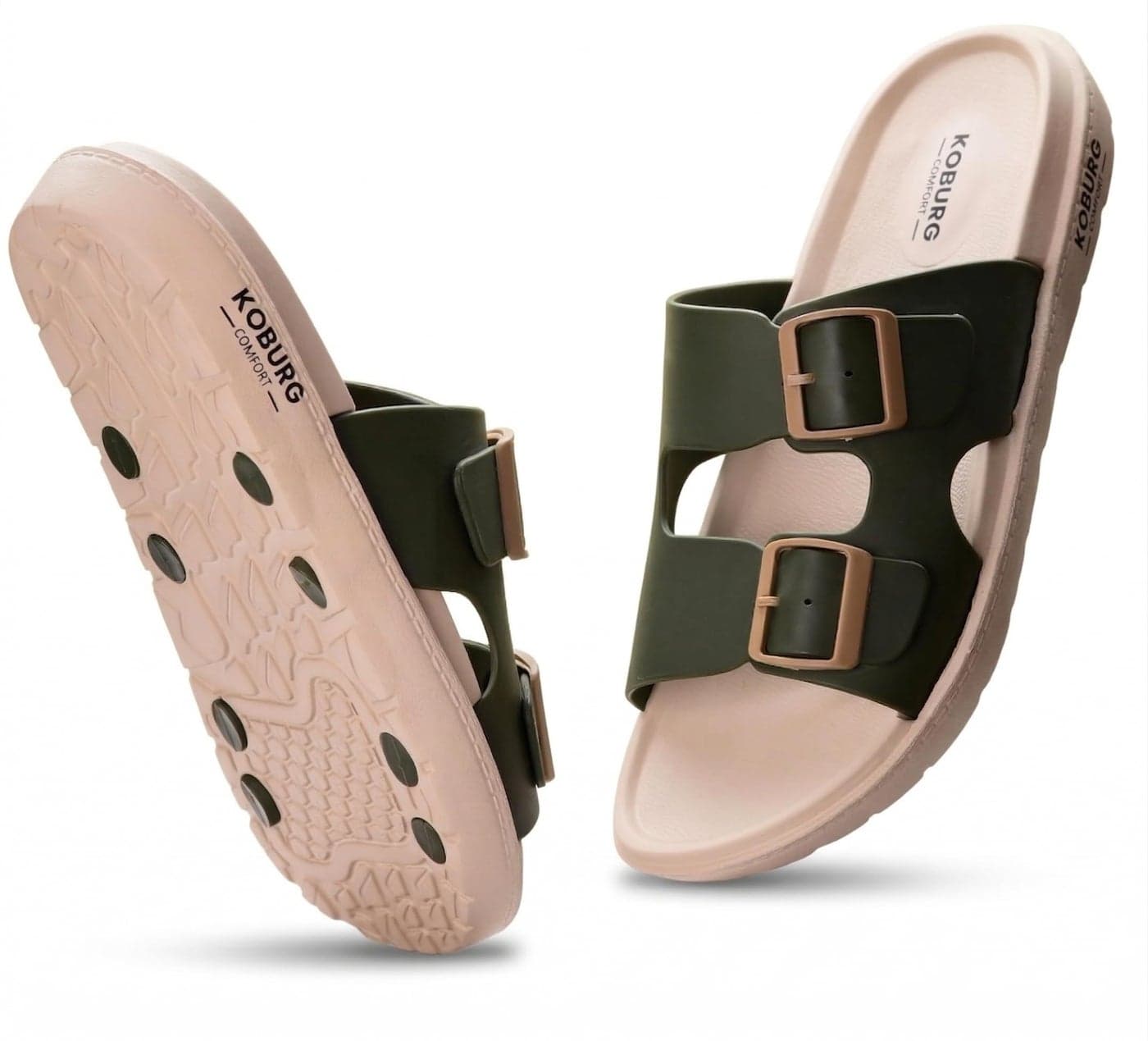 KOBURG Classic Men's Sandals| Comfortable | Extra Soft Slide| Lightweight |EVA Sole KS-204