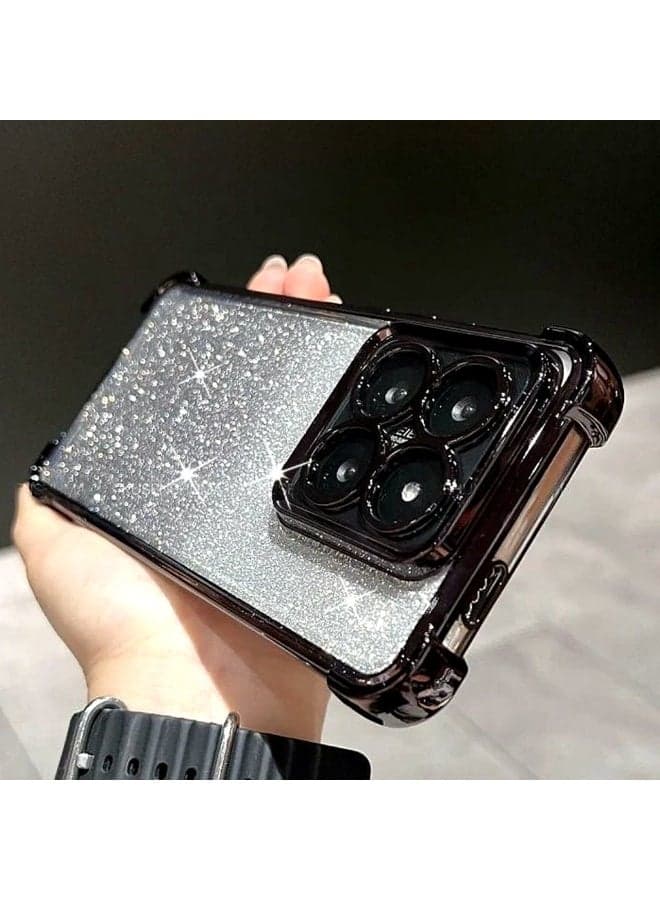 Glitter Case for Xiaomi 15T ,Plating Edge,Ultra Slim,Gradient Shockproof Xiao mi 15T 5G Cover