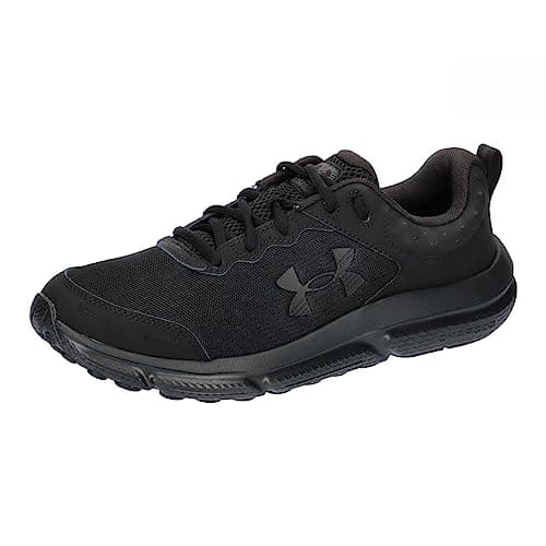 Under Armour Men's Charged Assert 10, (002) Black/Black/Black, 10, US