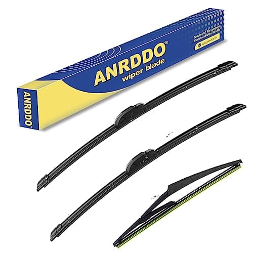 3 wipers Replacement For 2014-2020 2021 2022 2023 Nissan Rogue 2013-2018 2019 2020 Nissan Pathfinder Windshield Wiper Blades Replacememt Original Equipment - 26"+17"+12" (Set of 3) U/J HOOK