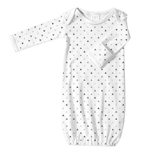 SwaddleDesigns Unisex Baby, Sterling Tiny Triangles, Newborn 0-3 Month