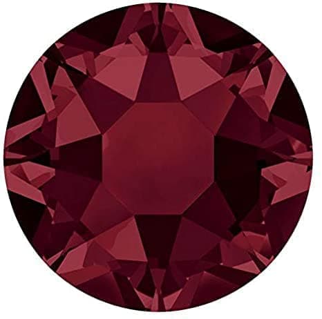 Preciosa Viva Hot Fix Flatback Rhinestones Choose Your Size Color Burgundy 144 Pieces SS16 380400mm