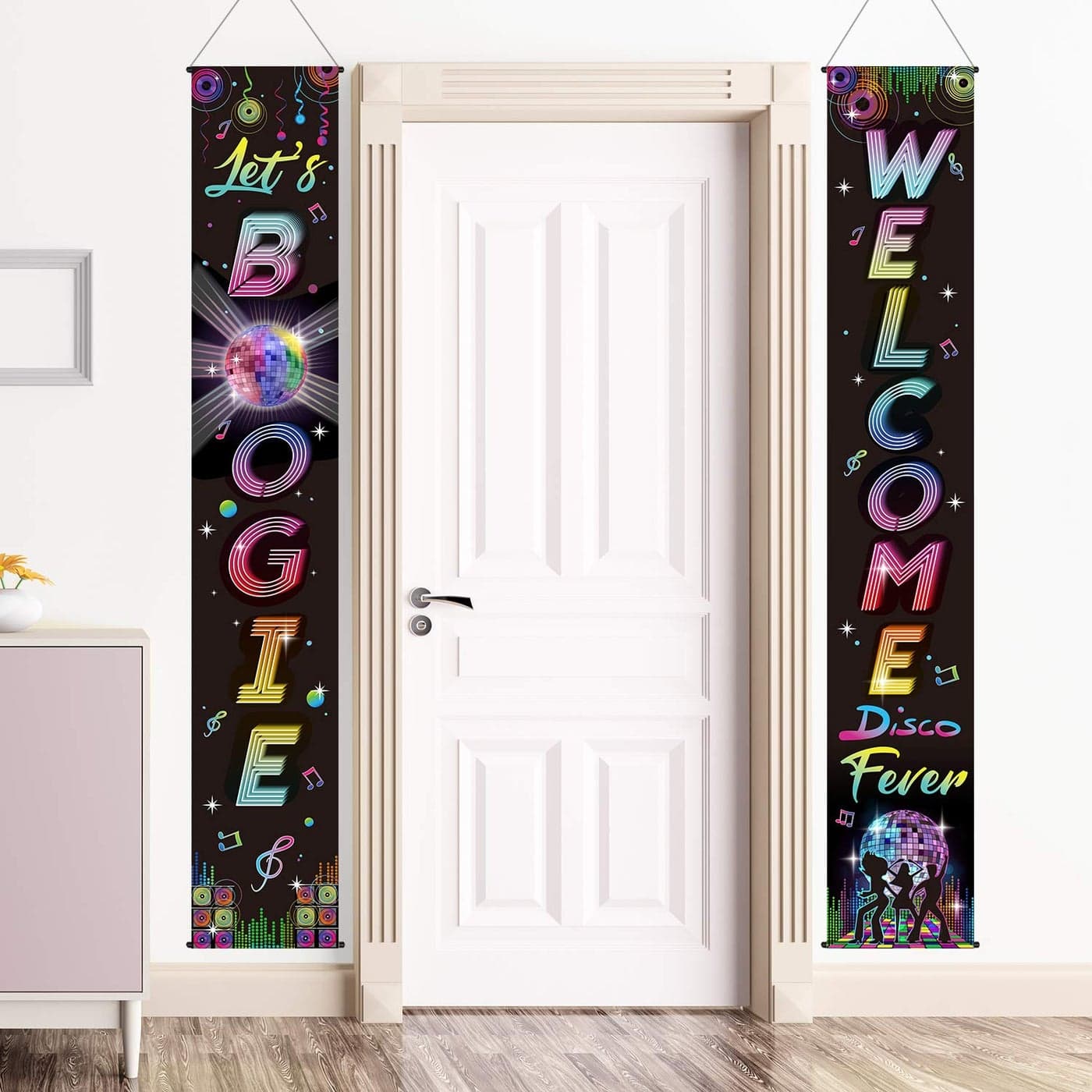 Blulu 70s 80s Party Decoration 90s 80s Banner I Love 1980s Backdrops Back to The 1980s 1970s Hanging Porch Signs for Wall Door Decor Hip Hop Rock Neon Disco 90s Birthday Party Supplies70s Disco Fever