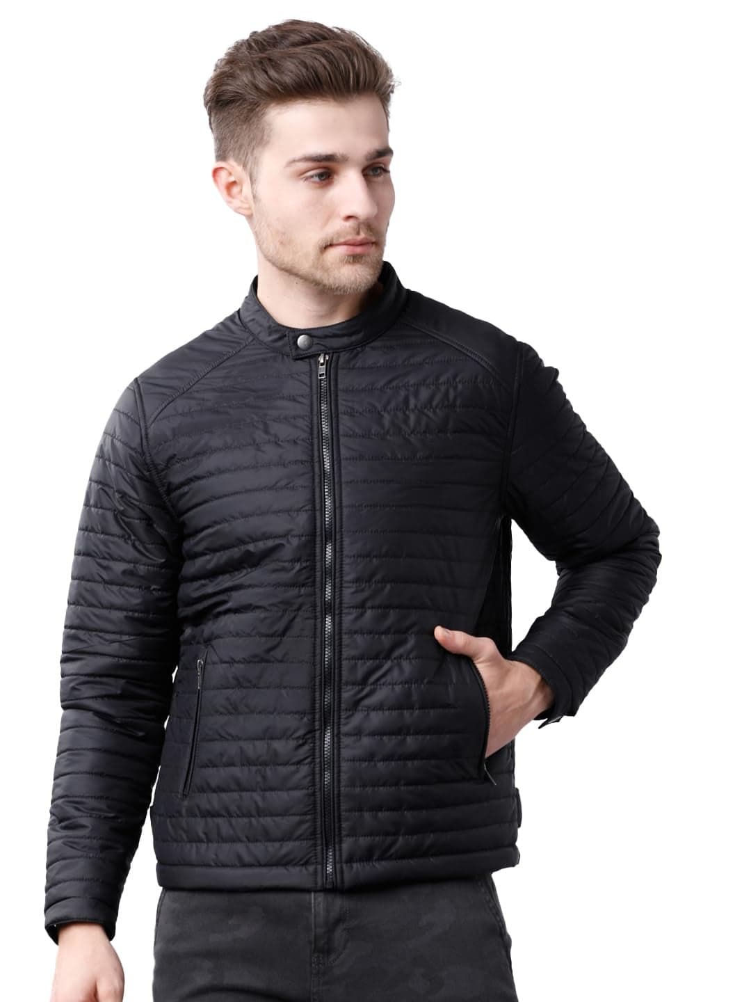 Highlander Men Regular Fit HLJK000338 Black M
