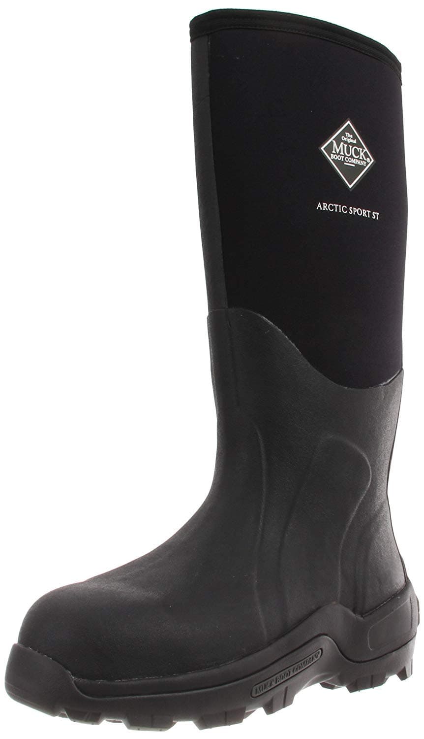 Muck Arctic Sport High Performance Tall Steel Toe Insulated Mens Rubber Work BootsBlack11 M US