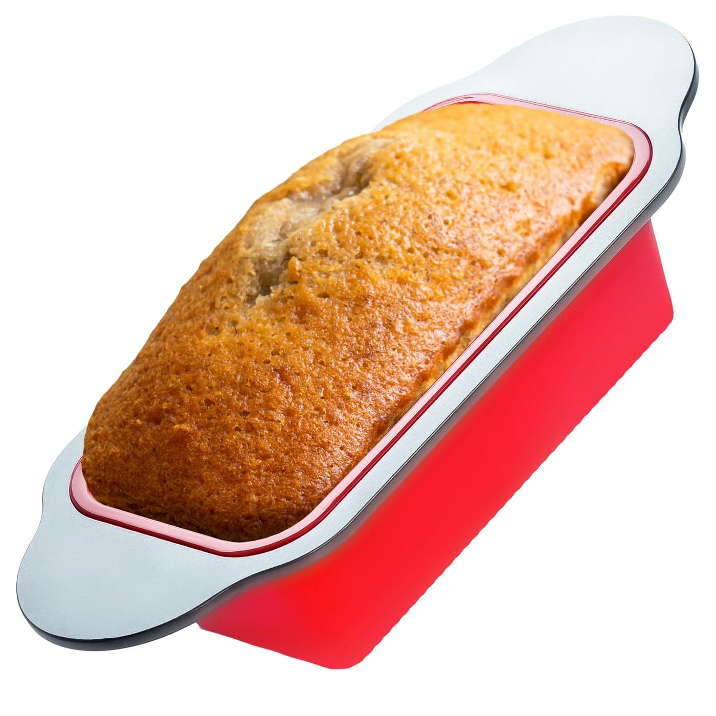Boxiki Kitchen Premium NonStick Silicone Bread Loaf Pan 9x5 Inches HeavyDuty Steel Frame NonToxic BPA PFOA Free Perfect for Pound Cakes Breads More