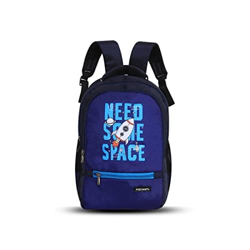 HYDER 35L Graphic Print Latest And Trendy Stylish Waterproof College/Casual/School Bag/Backpack For Kids, Boys, Girls, Men And Women | Best Bags For Everyday Use (Navy Blue)