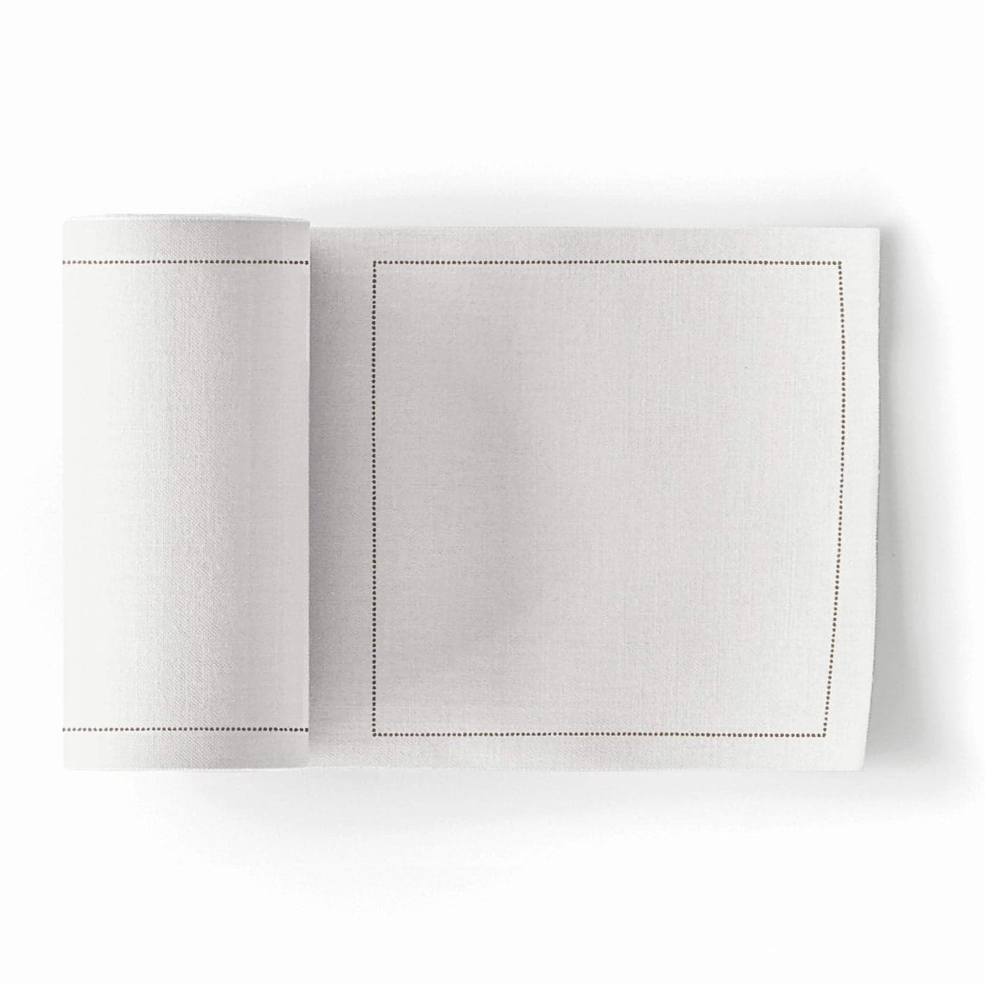 MY DRAP Basics Cotton Cocktail Napkin 2 Packs of 50 Per Roll Cream 43 x 43 Inch