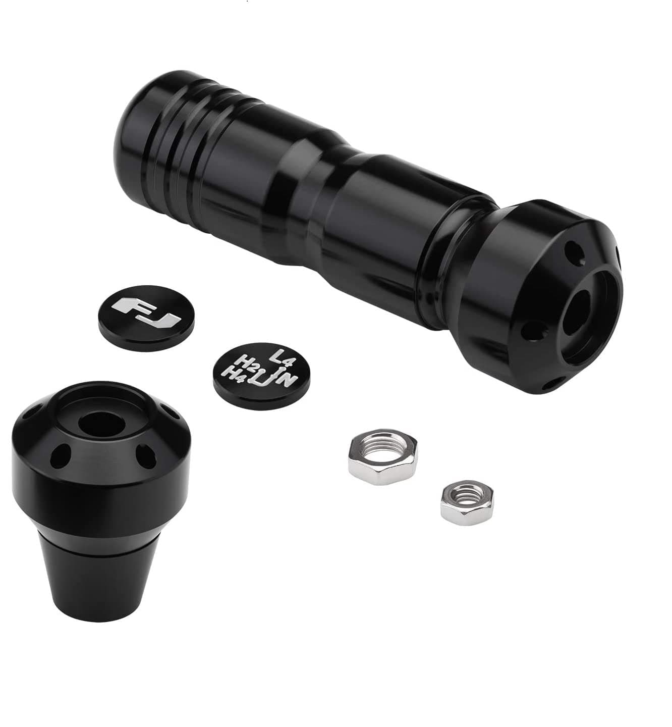 BOFINEHY Black Shifter Knob for Toyota FJ Cruiser Only 2007-2015 Shift Lever Trail Transfer Case Kit Made 6061 Aluminum Anodized
