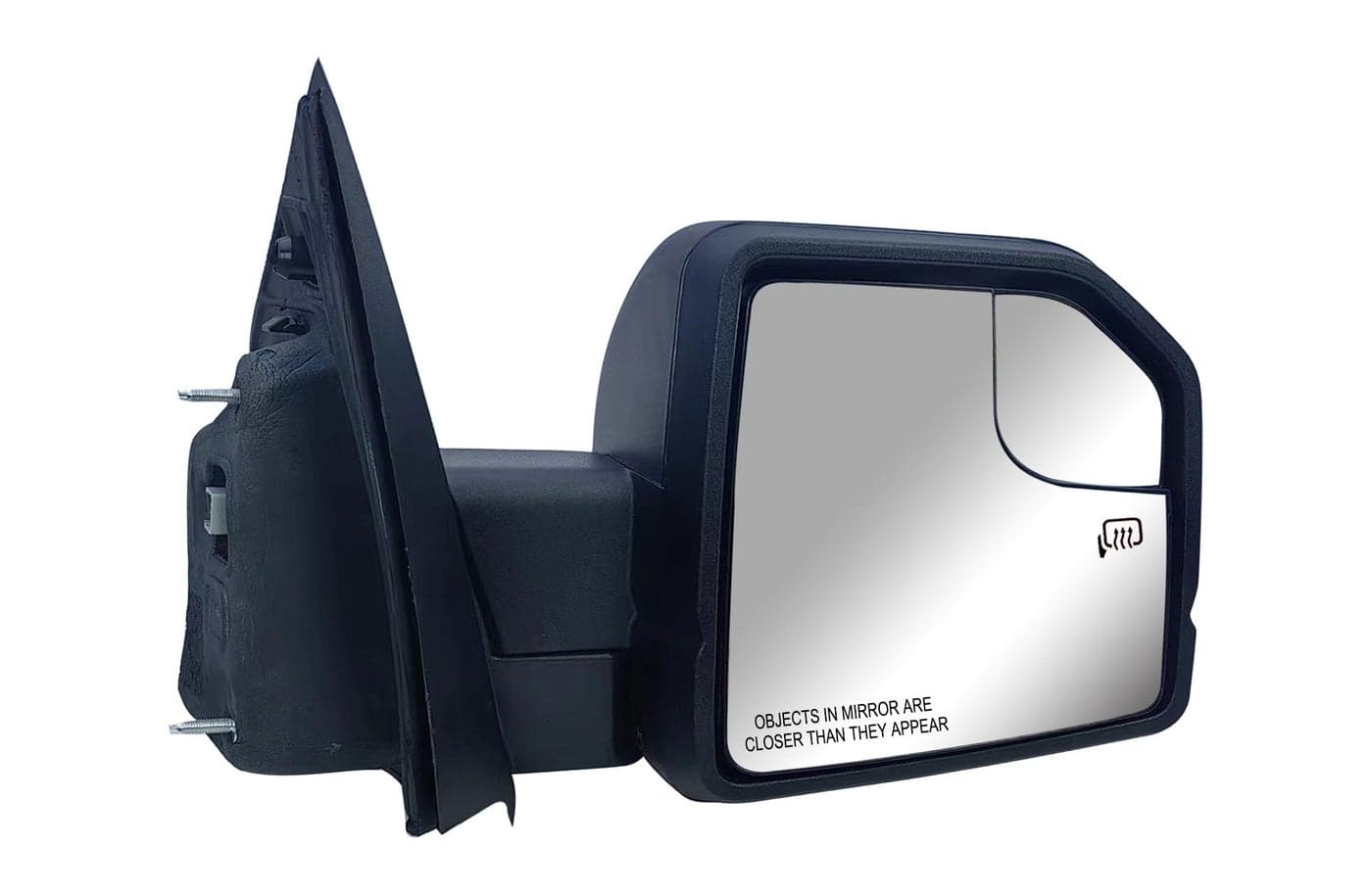 Replacement Passenger Right Side Door Mirror Power Heated Glass with Signal Light Textured Back for Ford F150 2017 2018 2019 2020
