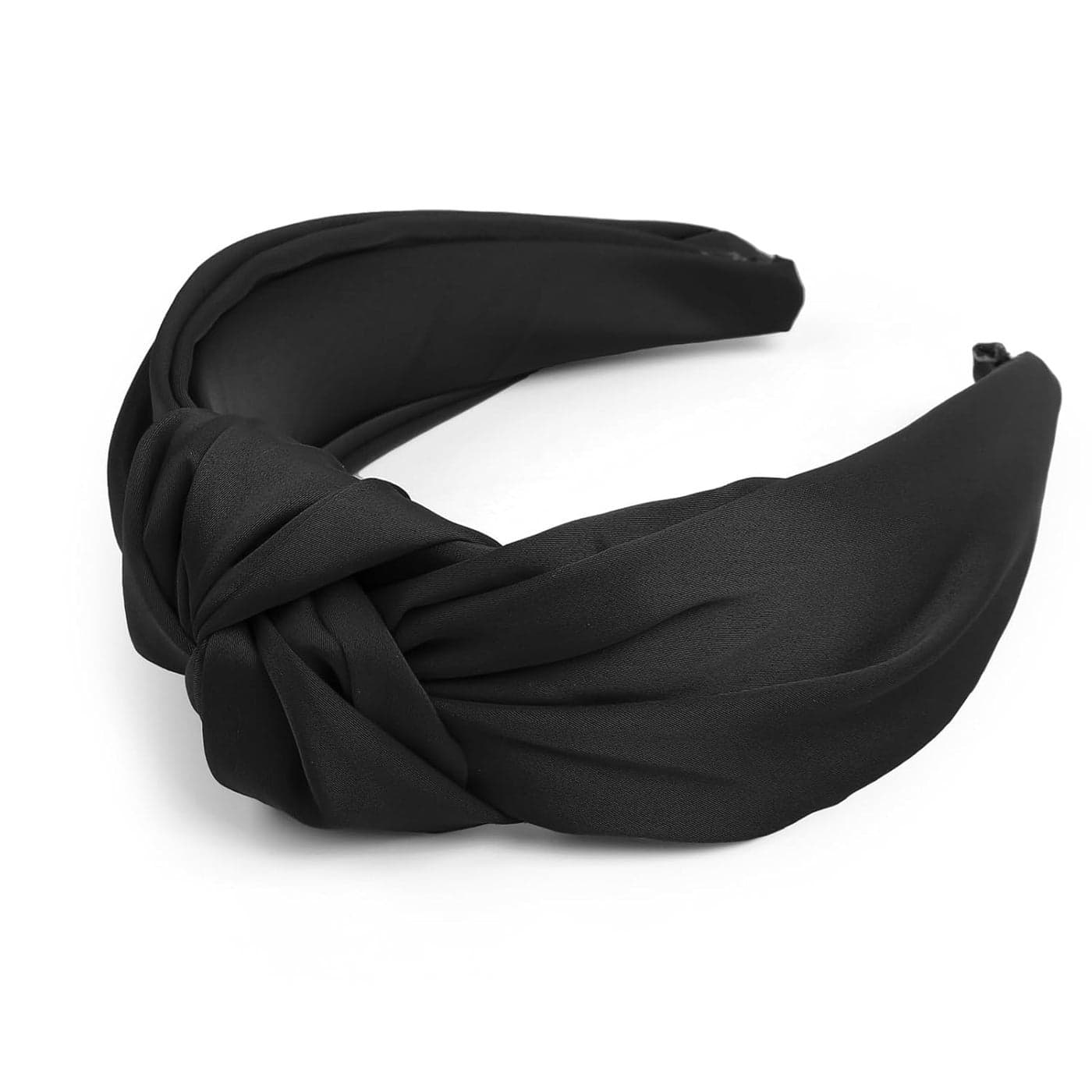 Knotted Headbands for Women Black Headband Non Slip Wide Thick Headband for Womens Hair Fashion Hair Accessories Women Headbands for Hair Elastic Hair Bands for Womens Hair