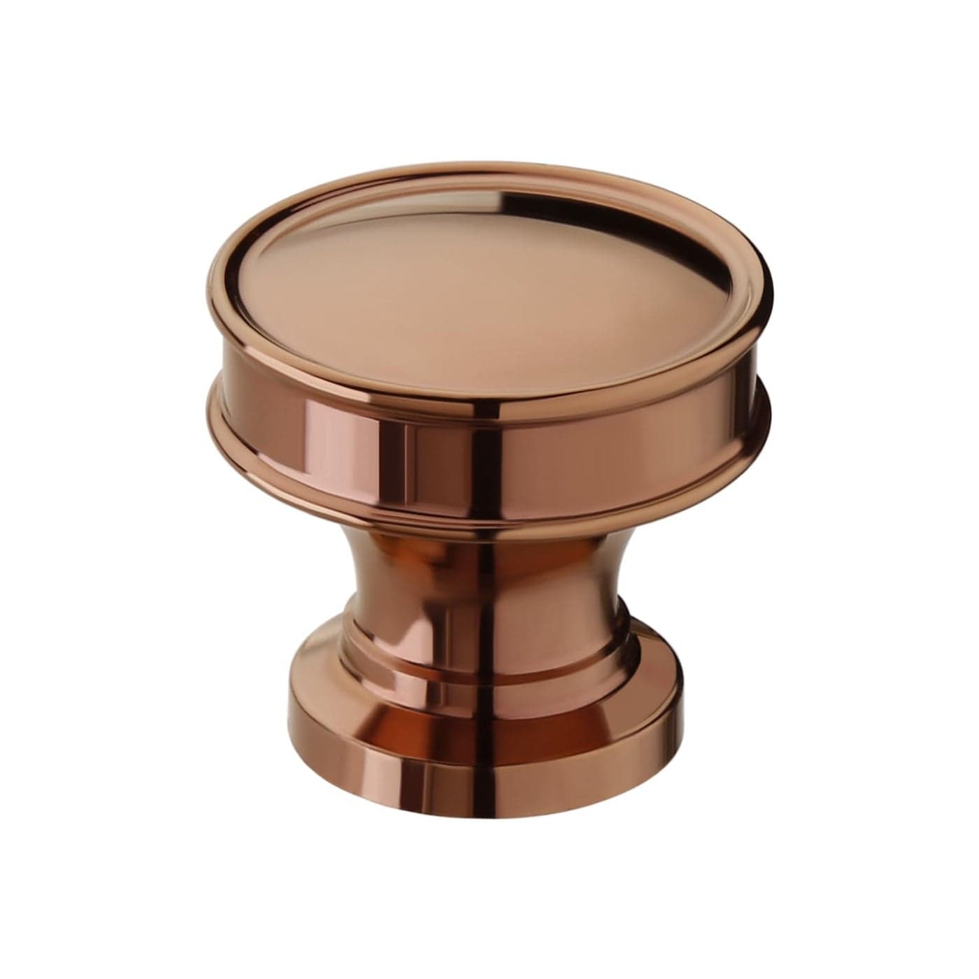 LAPO 6 Pack Lavish Cabinet Knobs Drawer Pulls Knobs for Dresser Drawers Drawer Knobs Handle Kitchen Knobs KB2009 PVD Rose Gold Finish Pack of 6