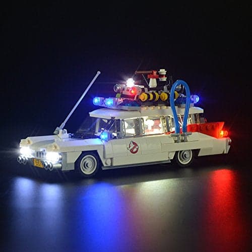 GEAMENT LED Light Kit Compatible with Lego 21108 Ghostbusters ecto 1 Ver2014 Lighting Set for Building Model Model Set Not Included