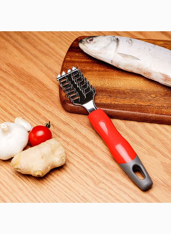 Delcasa Stainless Steel Fish Peeler with PP Handle, DC1931