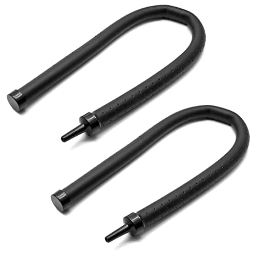 LDEXIN 2Pcs Aquarium Flexible Rubber Wall Air Curtain Bubble Tube for Fish Tank Soft Rubber Tube Hose Oxygen Diffuser Tube 30cm/11.8" Length