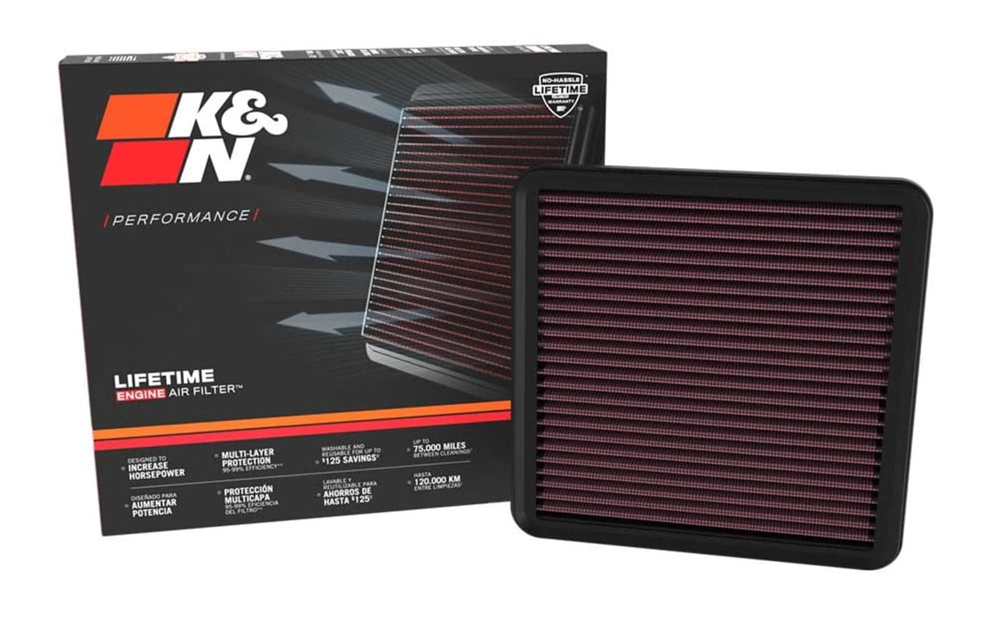 KN Engine Air Filter High Performance Premium Washable Replacement Filter Compatible with 20222023 Hyundai Elantra N 335131