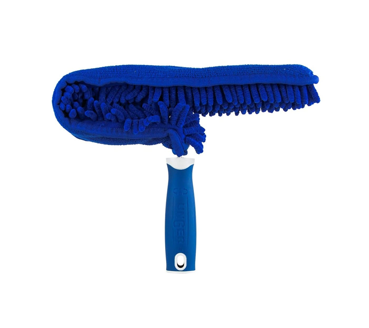 Unger Microfiber Ceiling Fan Duster Household Cleaning Supplies to Trap Dust and Dirt Reusable and Machine Washable Sleeve Compatible with Threaded Poles for Higher Access