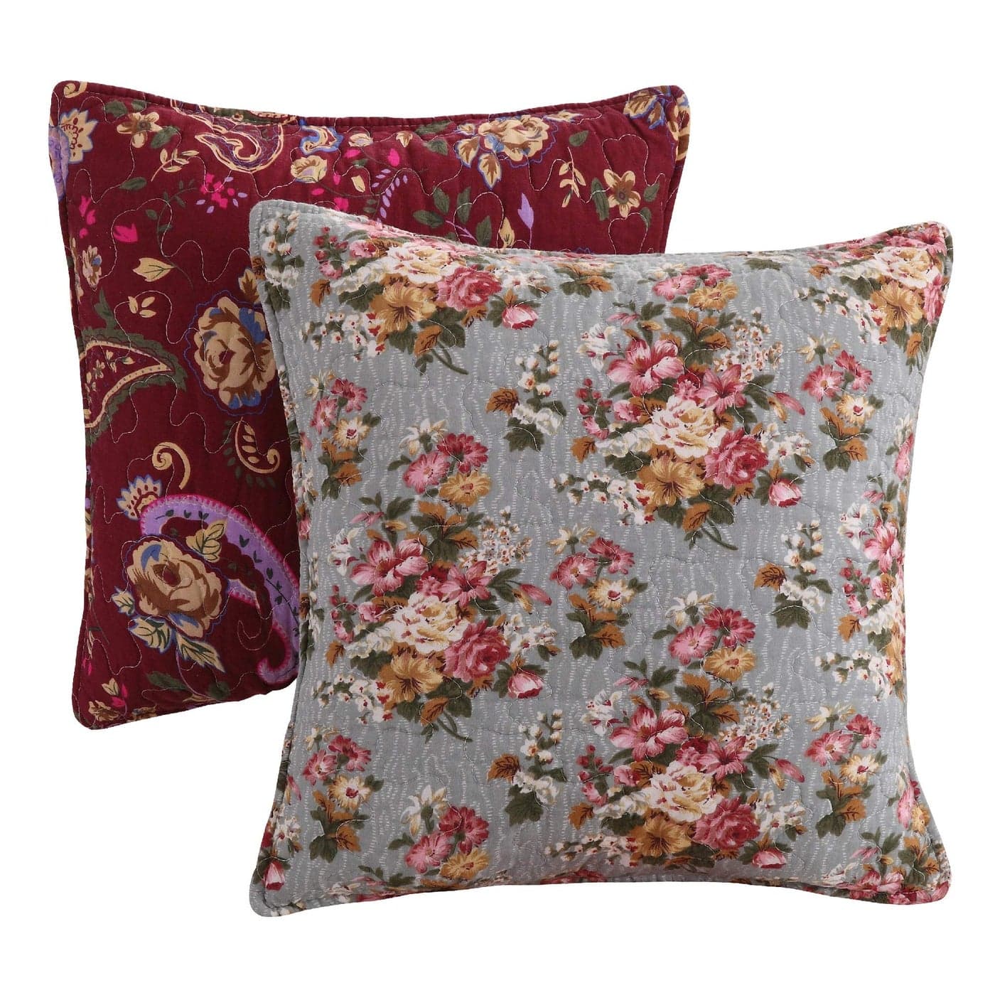 Greenland Antique Chic Dec Pillow Pair AccessoryMulti 2 Count Pack of 1 Multicolor