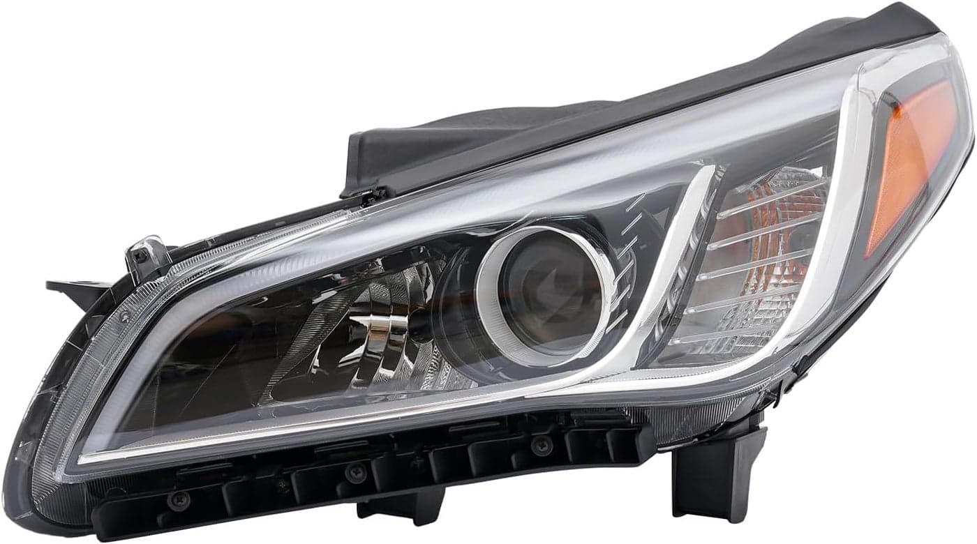 LIANDU-US Left Driver Side Headlight Assembly for 2015-2017 Hyundai Sonata