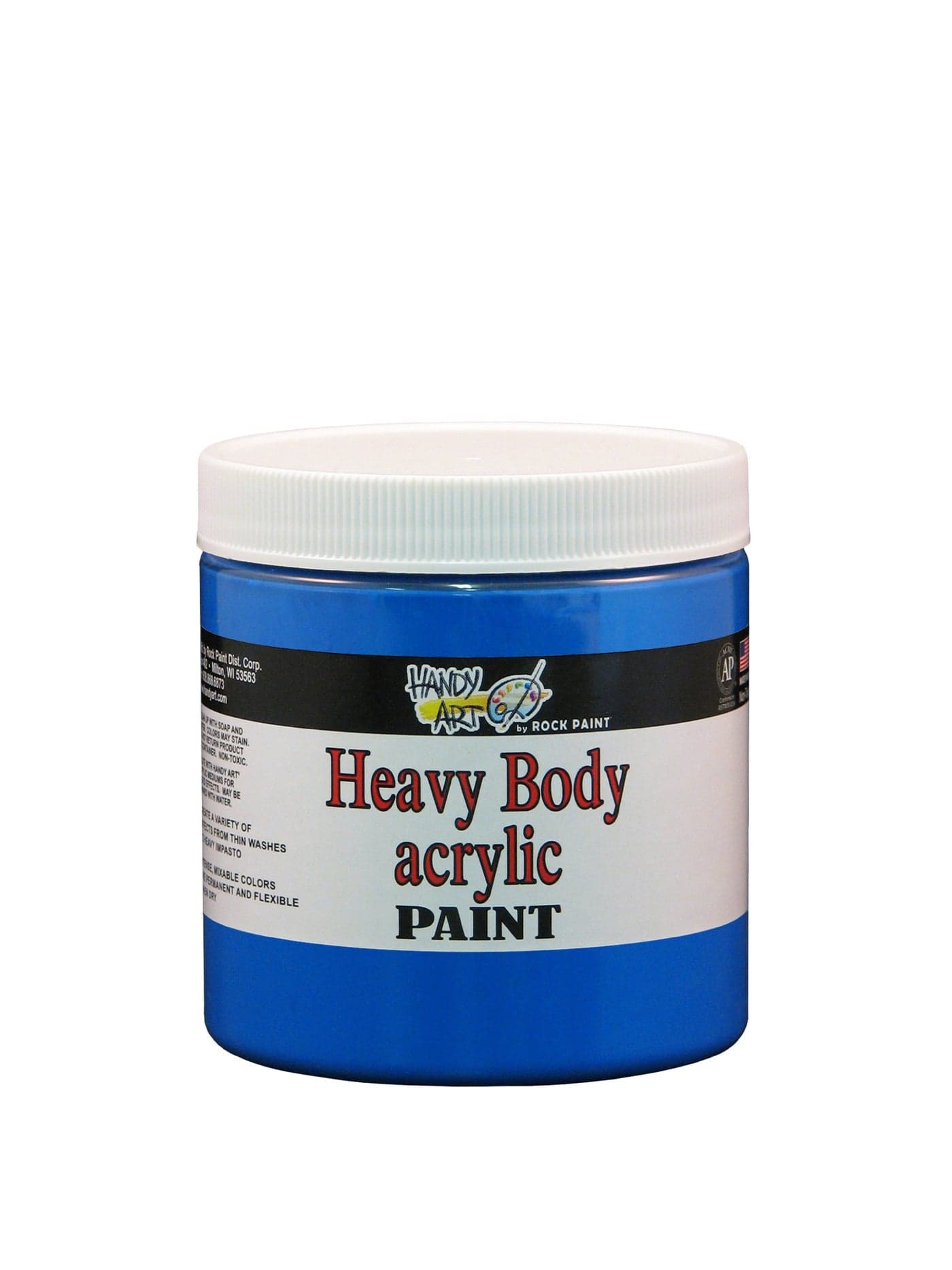 Handy Art Nu Master Heavy Body Acrylic Paint 8 ounce Cobalt Blue Hue