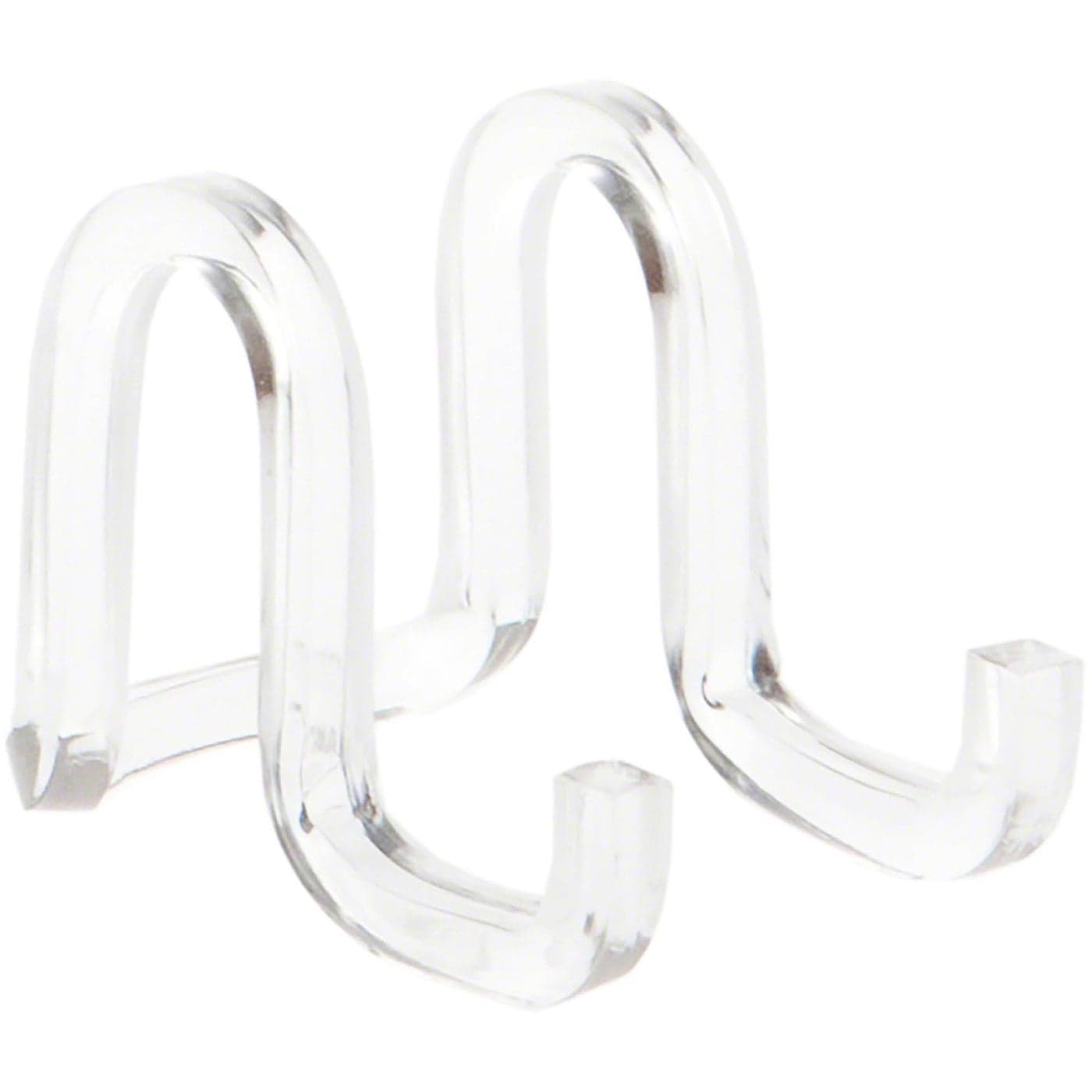 Plymor Clear Acrylic RibbonStyle Display Easel 1875 H x 175 W x 2625 D