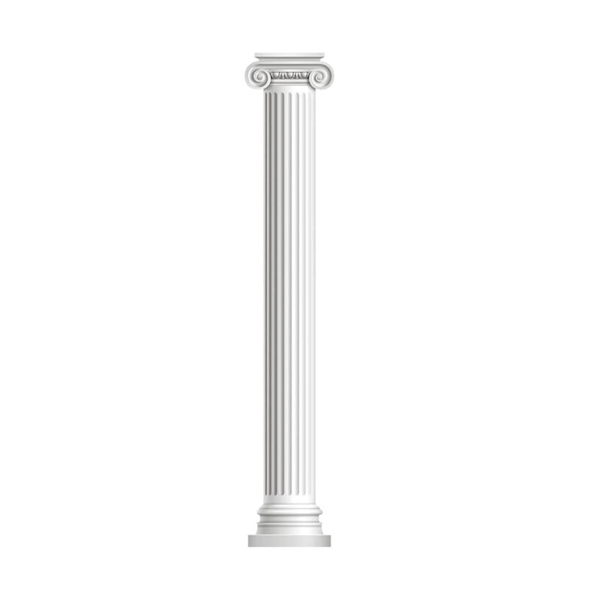 LKXHarleya 118 x 945 3D Lifelike Roman Column Decorative Wall Sticker Self Adhesive Wallpaper for Living Room TV Background Door Frame 01