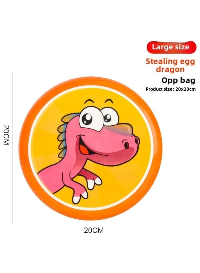 Kids' Soft PU Frisbee - Kindergarten Friendly, Easy Throw, Outdoor Sports Toy, Large 20CM Egg Design, Lightweight 76g, Pet Safe, Competitive Fun