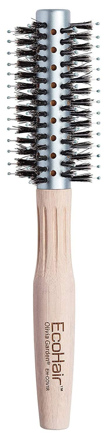 Olivia Garden EcoHair Combo Vent Round Bamboo Hair Brush EHCOV18 2 18