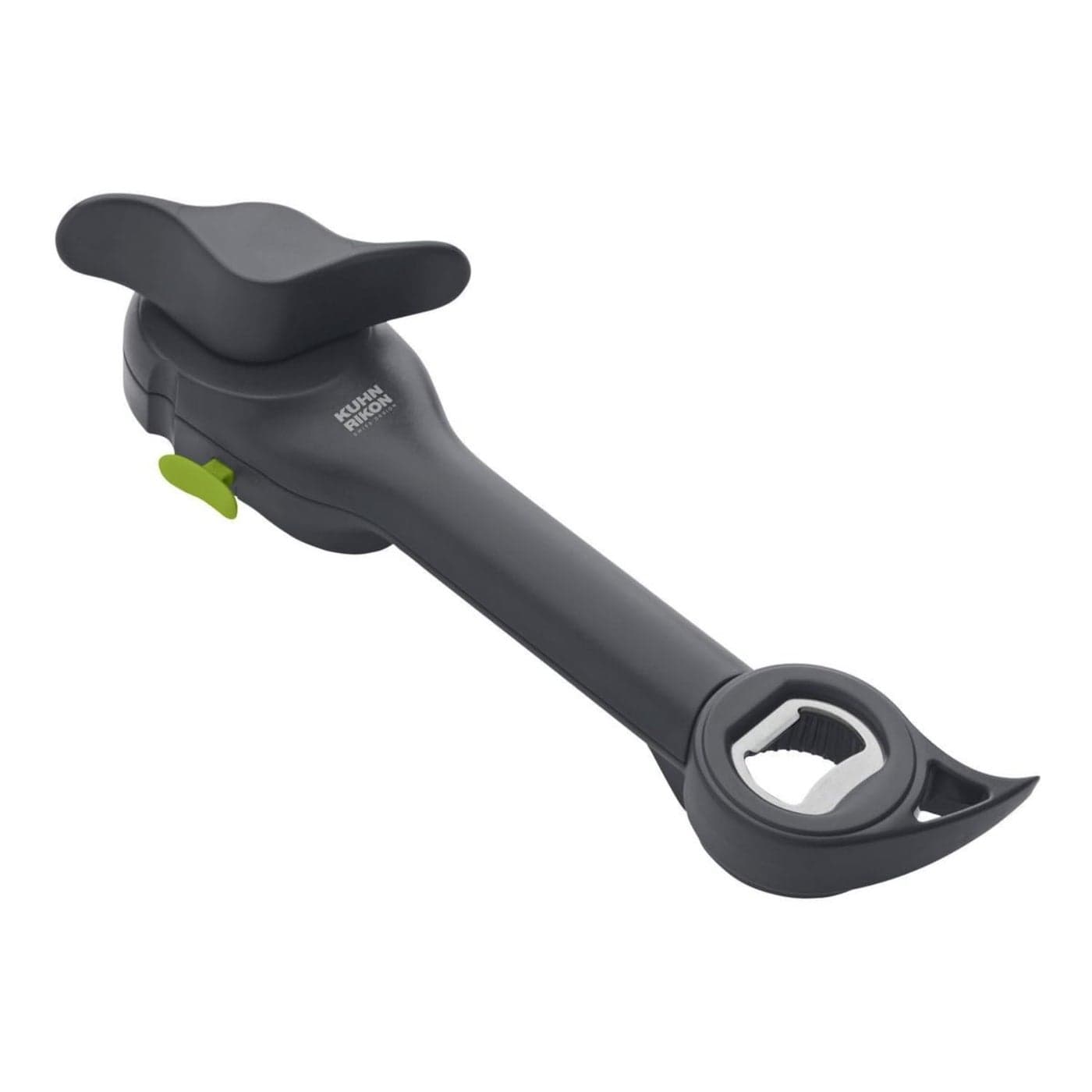 Kuhn Rikon 5in1 Can Jar Bottle Opener SelfAttaching Can Opener with LidLifter for Weak Hands 3 Year Guarantee