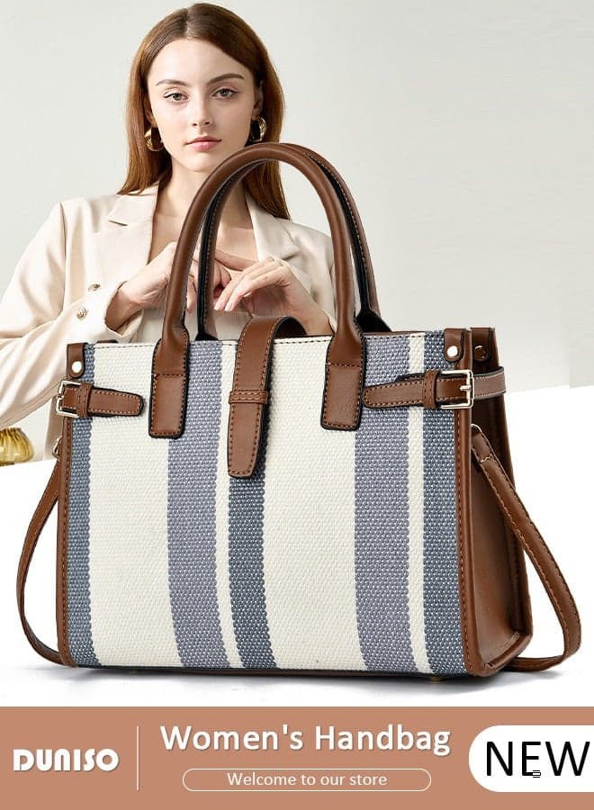 Elegant Women's Handbag,Crossbody Bag with Removable Shoulder Strap,Large Capacity Tote Bag Shoulder Bag Fashion Ladies Satchel Bag for Women/Ladies Office Travel Daily Bag