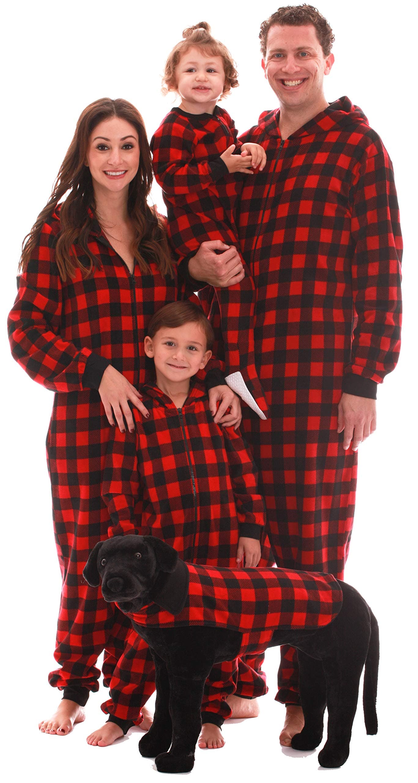 followme Buffalo Plaid Blanket Sleepers 9519710195A12M