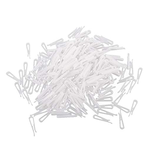 Pmw - 200 Pieces Plastic Clip with Teeth - for Dress Shirt Garment Packaging