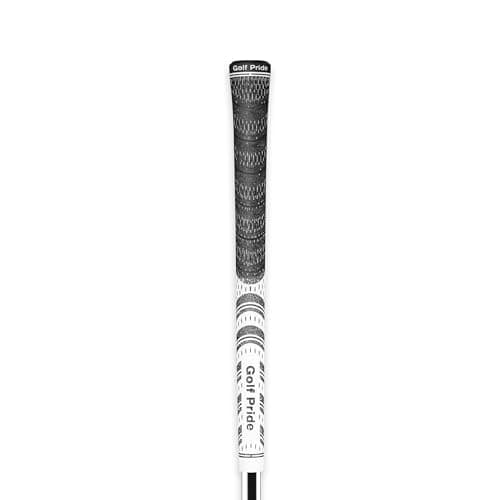 Golf Pride MCC Golf Club Grip - All-Weather Hybrid Grip - Brushed Cotton Cord & Pebbled Texture - Moisture-Wicking Technology - Standard - White