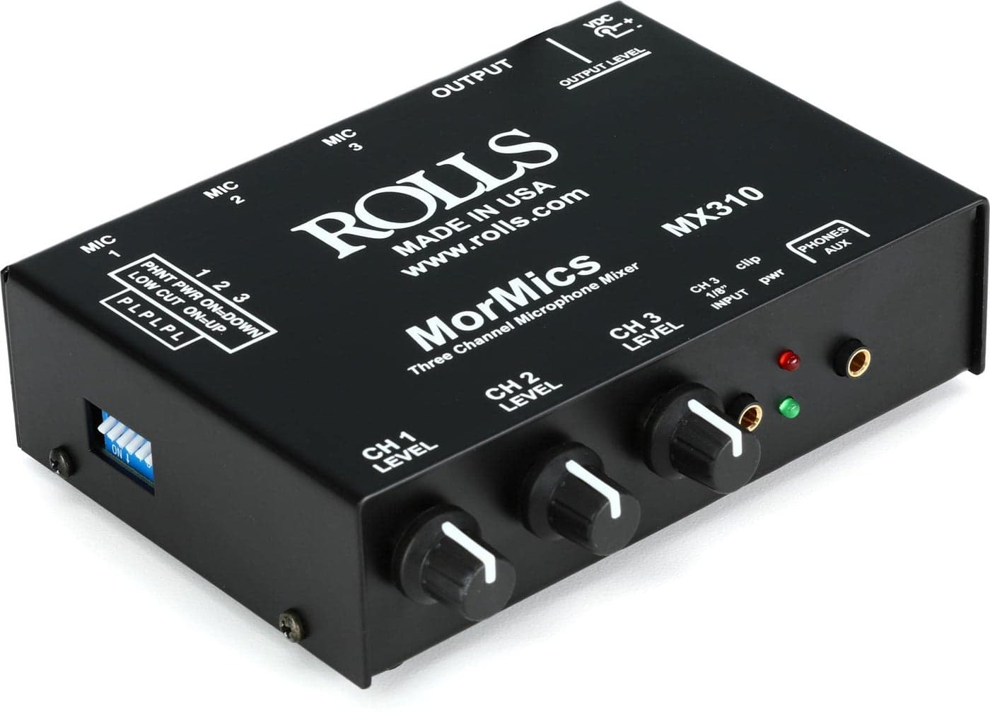 rolls 3 Mormic 3 Ch Mic Mixer MX310