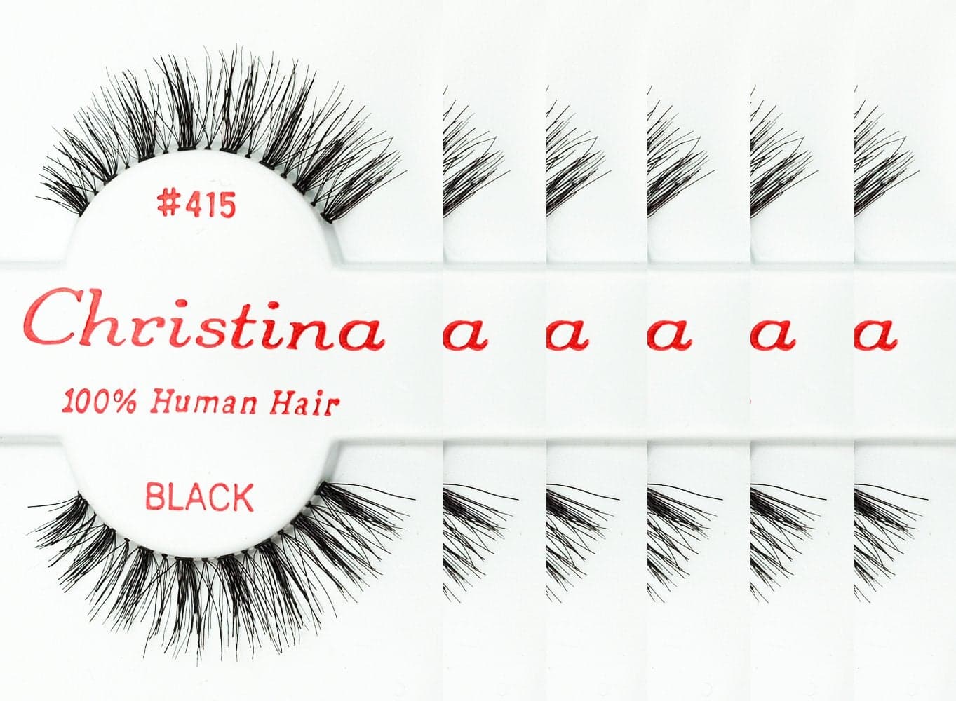 6packs Eyelashes 415 by Christina